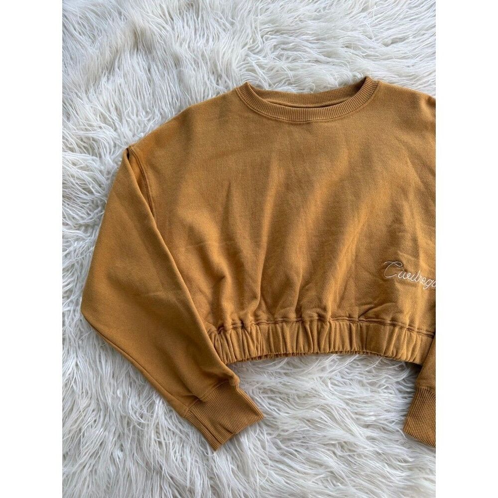 Civil Regime Cropped Sweatshirt Size Small - Picture 2 of 10